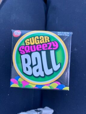 New in box viral TikTok toy network sugar Squeezy ball green